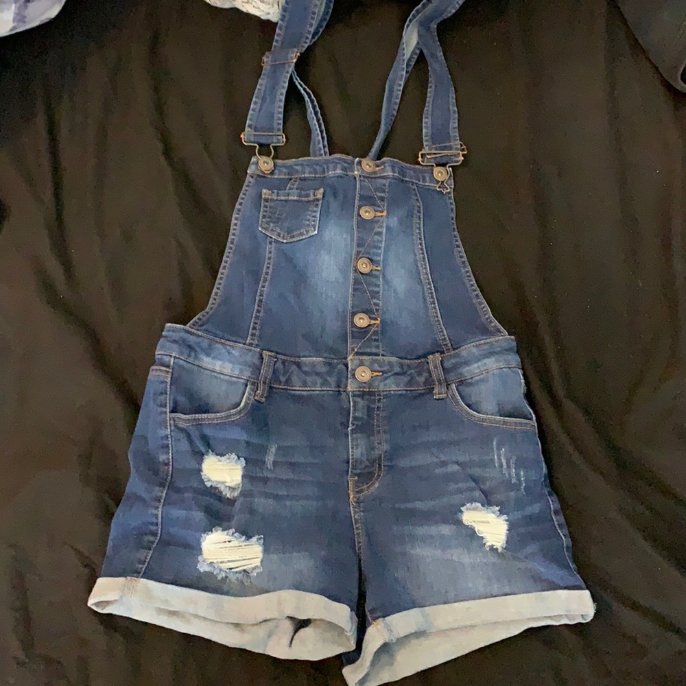 Dark Denim overalls, from Rainbow, size M